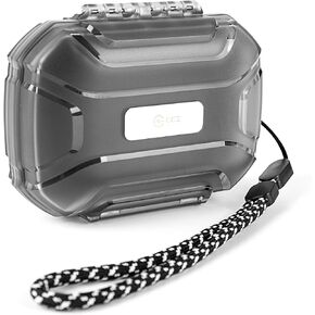 CCZ ZC01 in Ear Monitor Case, Portable Earbud IEMs Case, Waterproof Earphone Storage Box, Travel Carrying Organizer for Headphones, IEM Cables, Fit for KZ ZS10 Pro/ZS10 Pro X/ZS12 Pro X (Black)