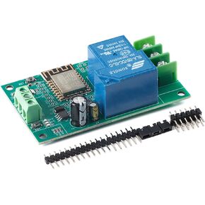 1 Channel ESP8266 WiFi Relay ESP-12F Development Board Module Optocoupler Isolation 30A for Smart Home Wireless Control DC7-28/5V
