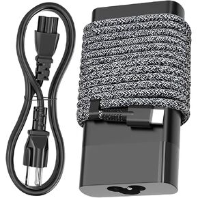 New Slim 65W USB C Laptop Charger AC Adapter Replacement for HP Spectre X360,Spectre,Elitebook x360,Elitebook,Envy,Chromebook,Elite x2,ProBook Travel Type C Power Cord Supply