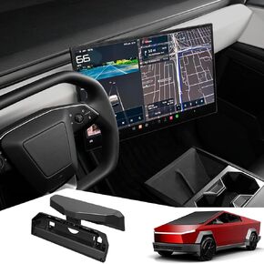 Dashboard Screen Swivel Mount Kit for Tesla Cybertruck, Aluminium Alloy Screen Rotating Bracket for Cybertruck Accessories