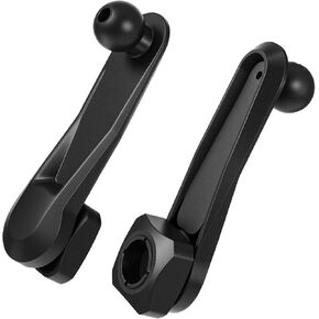 2 Pack Ball Joint Extension Arm, 17mm Ball Magnetic Female to Male Head Car Phone Mount Extension for Car Air Outlet Vent Phone Stand GPS Mount Holder Dash Camera Handle Hook Clamp