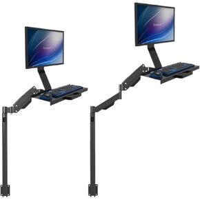 1pcs Floor-Standing Monitor Keyboard Tray Stand Computer Display Workstation Bracket W815(W815A1)
