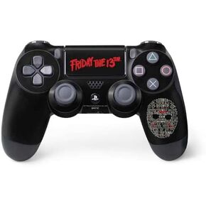 ألعاب Skinit Scenit Gaming متوفرة مع وحدة تحكم PS4 - Warner Bros المرخصة رسميًا يوم الجمعة 13th Jason Voorhees Design