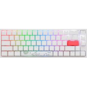 Ducky One 2 SF RGB Pure White 65 ٪ Mechanical Keyboard (Kailh Box Red)