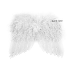Natural Feather Angel Butterfly Wings, Newborn, Baby, Photo prop CHOOSE Colors or WHITE