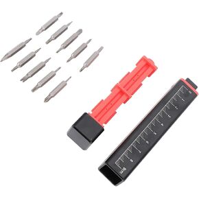 Zerodis Compact 21 in 1 Multi Bit Set with Structured Matt Metal Design for Easy Use, Ideal for Mobile Phones Tablets Computer