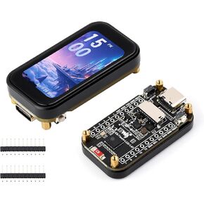 ESP32-C6 1.47inch IPS Touch Display Development Board, 172x320 Resolution, 262K Display Color, Supports W-i-F-i 6 / BLE 5, 160MHz RISC-V Processor,Smoothly Run GUI Programs -LVGL