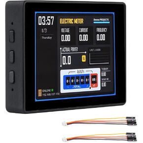 ESP32-S3 2.41inch AMOLED Touch Display Development Board, 600x450, 32-bit LX7 Dual-core Processor, Onboard Accelerometer and Gyroscope Sensor, ESP32 with Display (with Case Version)
