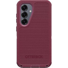 OtterBox Samsung Galaxy S25 Defender Series Case - Non-Retail Packaging (Foxberry Pink)