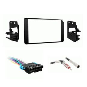 مجموعة تثبيت استريو Double Din Din Car لـ Chevy Comple Size Pickup 1995 و 1996 و 1997 و 1998 و 1999 و 2000 - No Factory Amplifier