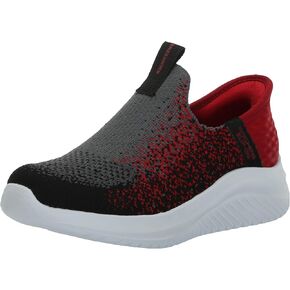 Skechers Boy's Ultra Flex 3.0 Sneaker, Black/Charcoal, 7 Big Kid in Saudi Arabia