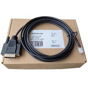 RS232 for SN-32DR-A2 /EA7-S6C-RC PLC Communication Data Connection Cable 6-Pole Crystal Socket Touch Panel Cable 5 Meters