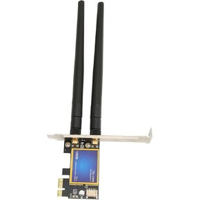 1200Mbps WiFi Card, WiFi Network Adapter for PC, Wireless WiFi Card Adapter, Faster Speeds and Wider Range for Online Videos, Games, Music, HD Streaming