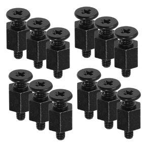 Angoily 12pcs Motherboard Mounting Screws Hexagon Head for Laptop Pc Compatible Sturdy Mounting Screws Kit