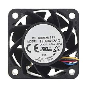 for THA0412AD 4cm 4020 12V 0.60A Double Ball Cooling Fan