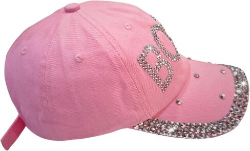 Popfizzy Bling Star Hat for Girls Rhinestone Hat, Bedazzled Baseball Caps, Distressed Hat, Fancy Bejeweled Hats, Sparkle Studded Denim Ball Caps (3 Stars (Denim)) in Saudi Arabia