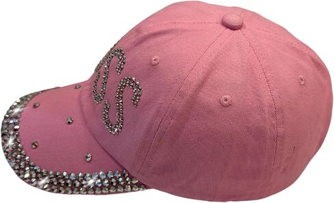 Popfizzy Bling Star Hat for Girls Rhinestone Hat, Bedazzled Baseball Caps, Distressed Hat, Fancy Bejeweled Hats, Sparkle Studded Denim Ball Caps (3 Stars (Denim)) in Saudi Arabia