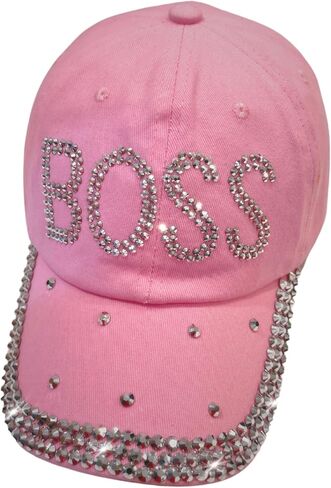 Popfizzy Bling Star Hat for Girls Rhinestone Hat, Bedazzled Baseball Caps, Distressed Hat, Fancy Bejeweled Hats, Sparkle Studded Denim Ball Caps (3 Stars (Denim)) in Saudi Arabia