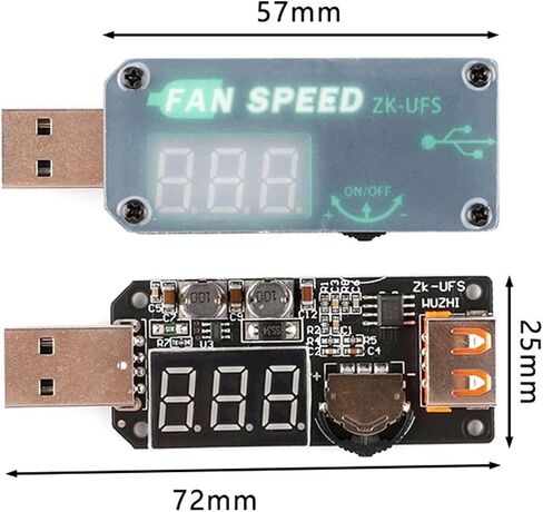 5VUSB Cooling Fan Speed Controller LED Dimming Module Low Power Office Car Student Dormitory UFS(Without Shell) in Saudi Arabia