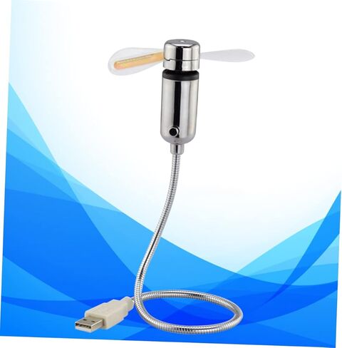 مروحة مرنة تعمل بالطاقة USB لجهاز الكمبيوتر المحمول اللوحي اللوحي Groenseck تصميم خفيف الوزن محمول لمكتب منزلي مواد باستخدام شريط الضوء in Saudi Arabia