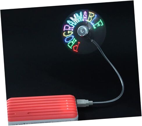 مروحة مرنة تعمل بالطاقة USB لجهاز الكمبيوتر المحمول اللوحي اللوحي Groenseck تصميم خفيف الوزن محمول لمكتب منزلي مواد باستخدام شريط الضوء in Saudi Arabia