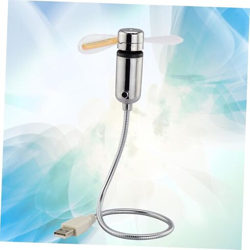 مروحة مرنة تعمل بالطاقة USB لجهاز الكمبيوتر المحمول اللوحي اللوحي Groenseck تصميم خفيف الوزن محمول لمكتب منزلي مواد باستخدام شريط الضوء in Saudi Arabia