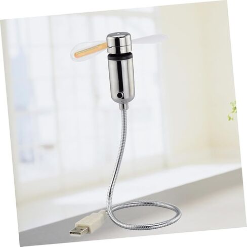 مروحة مرنة تعمل بالطاقة USB لجهاز الكمبيوتر المحمول اللوحي اللوحي Groenseck تصميم خفيف الوزن محمول لمكتب منزلي مواد باستخدام شريط الضوء in Saudi Arabia