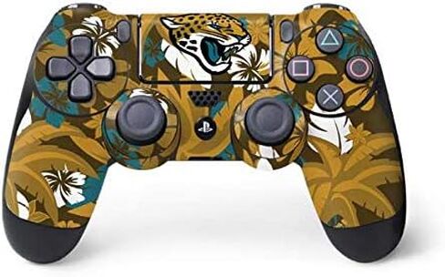 Skinit Decal Gaming Skin Compatible with PS4 Controller - Officially Licensed NFL Jacksonville Jaguars Large Logo Design in Saudi Arabia