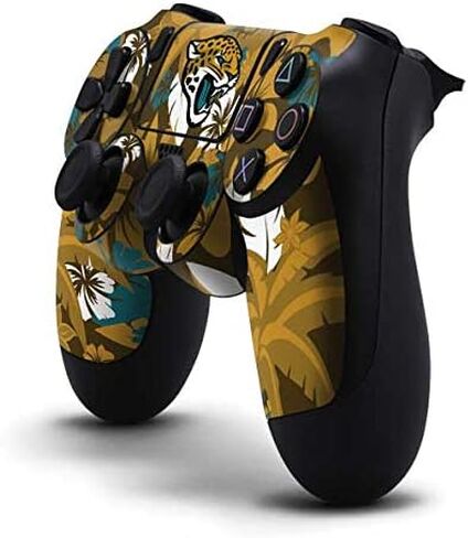 Skinit Decal Gaming Skin Compatible with PS4 Controller - Officially Licensed NFL Jacksonville Jaguars Large Logo Design in Saudi Arabia
