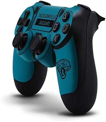 Skinit Decal Gaming Skin Compatible with PS4 Controller - Officially Licensed NFL Jacksonville Jaguars Large Logo Design in Saudi Arabia