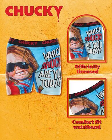 سراويل داخلية قصيرة للرجال من COCO BRANDS Chucky - بدون طيران، خياطة مضادة للاحتكاك، شكل مريح/مبطن بالقطن بين الرجلين in Kuwait