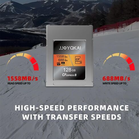 256GB CFexpress Type B Memory Card, Up to 1588/788MB/s, 8K Video Recording Compatible with Nikon Z6/Z7, Canon, DJI in Kuwait