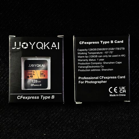 256GB CFexpress Type B Memory Card, Up to 1588/788MB/s, 8K Video Recording Compatible with Nikon Z6/Z7, Canon, DJI in Kuwait