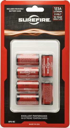 SureFire 6 Pack 123A Lithium Batteries in Saudi Arabia