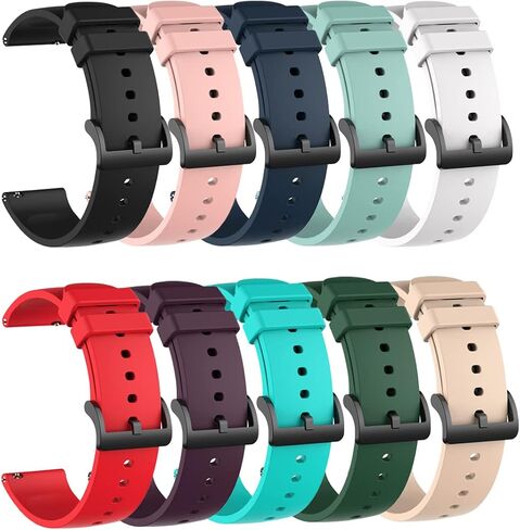 RuenTech Compatible with Fitpolo AR-01 & Aeac AR-01 Smart Watch Bands, Replacement Silicone Straps Waterproof Wristbands for AR-01 GTX18 Smart Watch Bands in Saudi Arabia