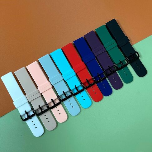 RuenTech Compatible with Fitpolo AR-01 & Aeac AR-01 Smart Watch Bands, Replacement Silicone Straps Waterproof Wristbands for AR-01 GTX18 Smart Watch Bands in Saudi Arabia