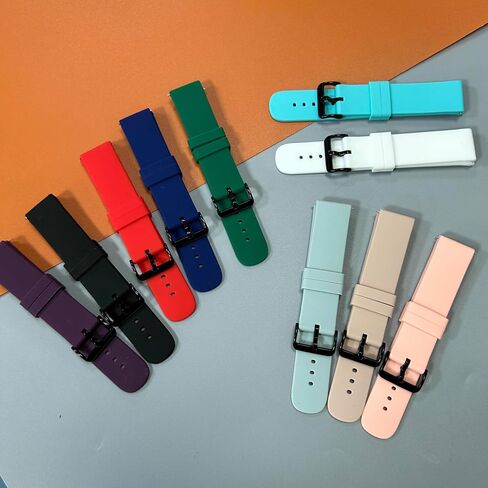 RuenTech Compatible with Fitpolo AR-01 & Aeac AR-01 Smart Watch Bands, Replacement Silicone Straps Waterproof Wristbands for AR-01 GTX18 Smart Watch Bands in Saudi Arabia