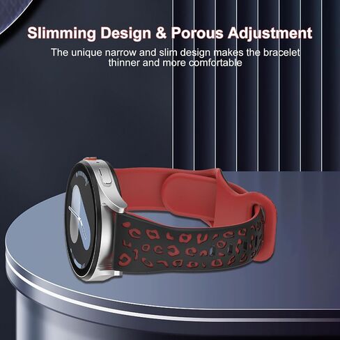 نطاقات محفورة النمر النحيف متوافقة مع Samsung Galaxy Watch 7/Fe/6/5/4 Band 40mm 44mm ، Galaxy Watch 6/4 Classic/Woth in Saudi Arabia