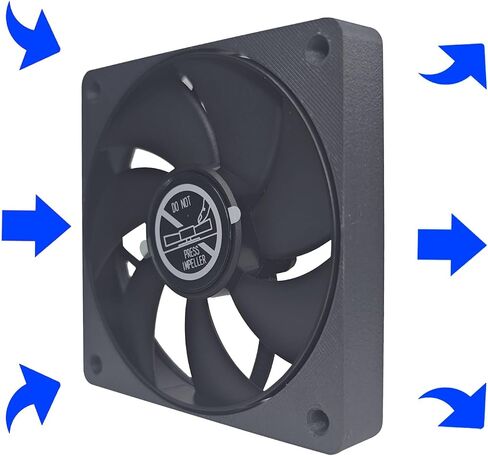 3D المطبوعة 4070 المعدلة المعدلة 90 مم 9615 PWM 4PIN ، 4800RPM FDB المحمل ، حجم الهواء العالي ، ITX PC عالية الأداء ل 9215/9015 CASE COODER (عكس) in Kuwait
