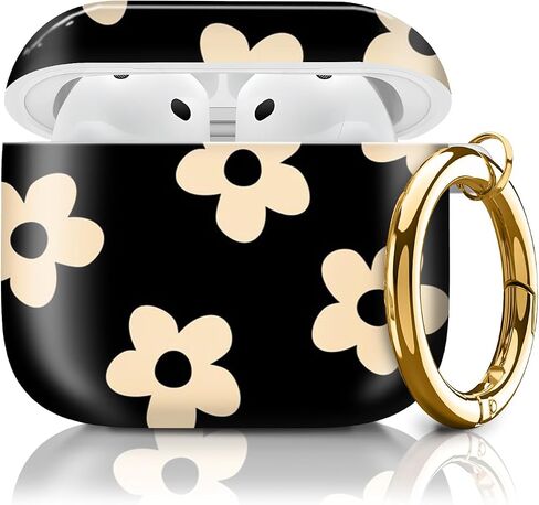 for AirPods 4 Case, Cute AirPod 4th Generation Cases Cover for Women Girly with Gold Keychain for AirPod 4 Cover 2024 (Cute Mushroom Moon Butterfly) in Saudi Arabia