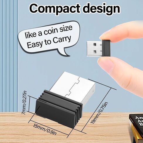 2PCS USB Mouse Jiggler Mover,USB Wireless Mouse Wiggler (Touch Sensitive)-Laptop Mouse Motion Simulator with Adjustable Motion Patterns,for Home/Office,Video Surveillance (Standard) in Saudi Arabia