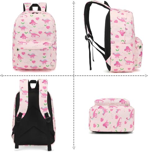 Yusudan Checkered Girls School Backpack Set, Kids Teens School Bag Bookbag with Lunch Bag Pencil Bag in Kuwait