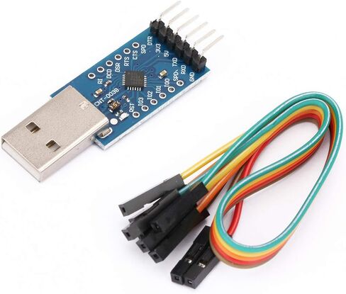 CP2104 USB إلى وحدة المحول التسلسلي لـ TTL UART 6-PIN مع سلك ، محول USB2.0 كامل السرعة محسّن in Saudi Arabia