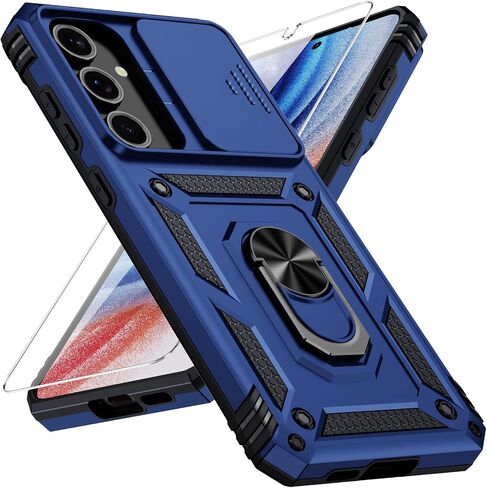 Weycolor for Samsung Galaxy S23 مع غطاء عدسة الكاميرا ، حماية من الدرجة العسكرية 10 قدم ، حافظة رنين مغناطي in Kuwait