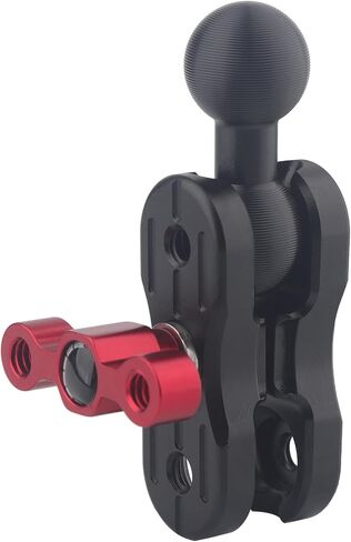 20mm Double Socket Arm with Dual 20mm Ball Connector, CNC Aluminum Extension Adapter | Compatible with Bulletpiont Mounting Solutions (2.36" Length) in Saudi Arabia