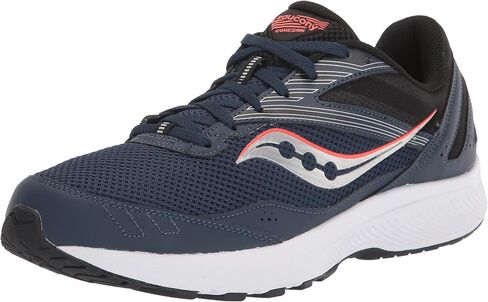 Saucony Men's Cohesion 15 Running Shoe, Navy/Silver, 11 W in Saudi Arabia
