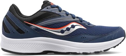 Saucony Men's Cohesion 15 Running Shoe, Navy/Silver, 11 W in Saudi Arabia