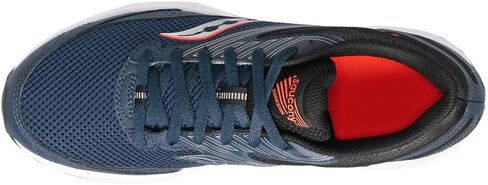Saucony Men's Cohesion 15 Running Shoe, Navy/Silver, 11 W in Saudi Arabia