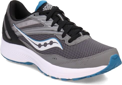 Saucony Men's Cohesion 15 Running Shoe, Navy/Silver, 11 W in Saudi Arabia
