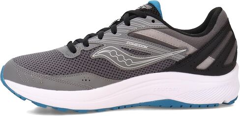 Saucony Men's Cohesion 15 Running Shoe, Navy/Silver, 11 W in Saudi Arabia